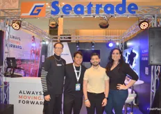The Seatrade team kept visitors well entertained with a DJ at their stand.